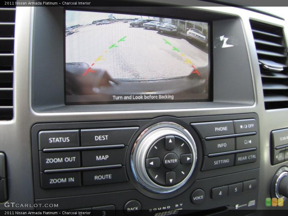 Charcoal Interior Controls for the 2011 Nissan Armada Platinum #45969206