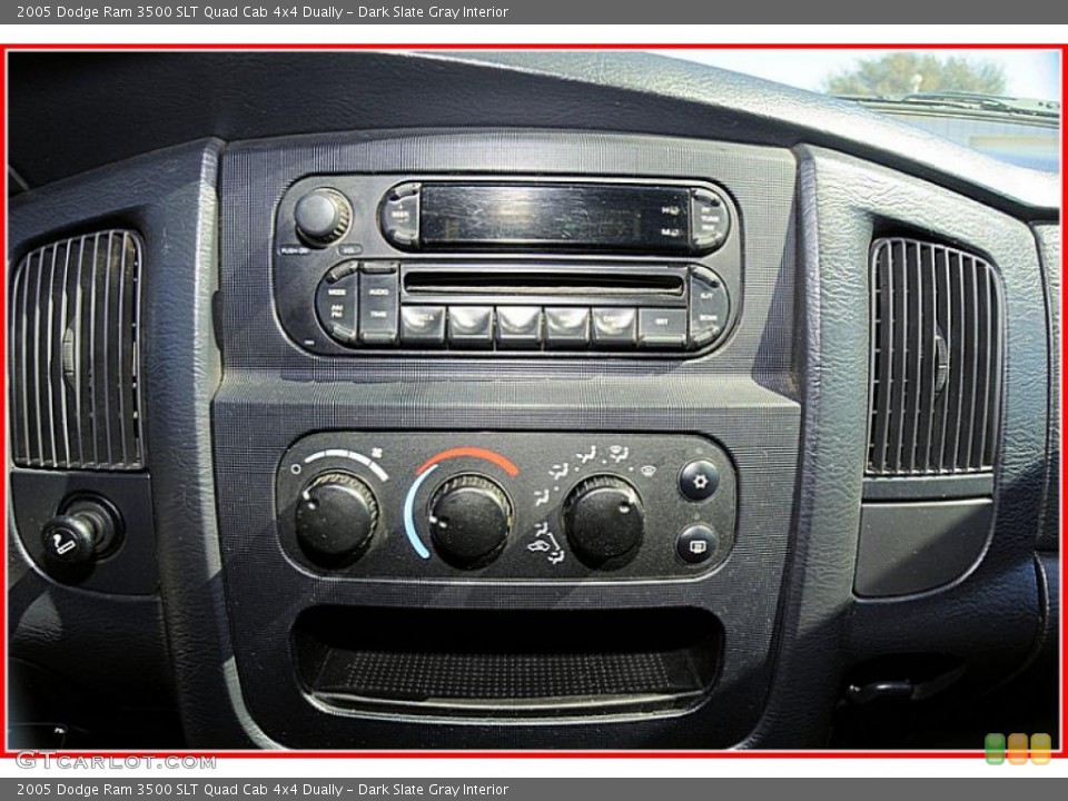 Dark Slate Gray Interior Controls for the 2005 Dodge Ram 3500 SLT Quad Cab 4x4 Dually #45969605