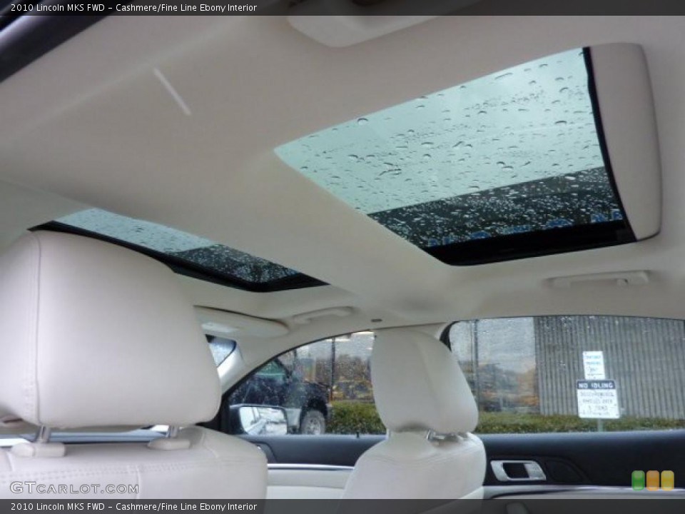Cashmere/Fine Line Ebony Interior Sunroof for the 2010 Lincoln MKS FWD #45972368