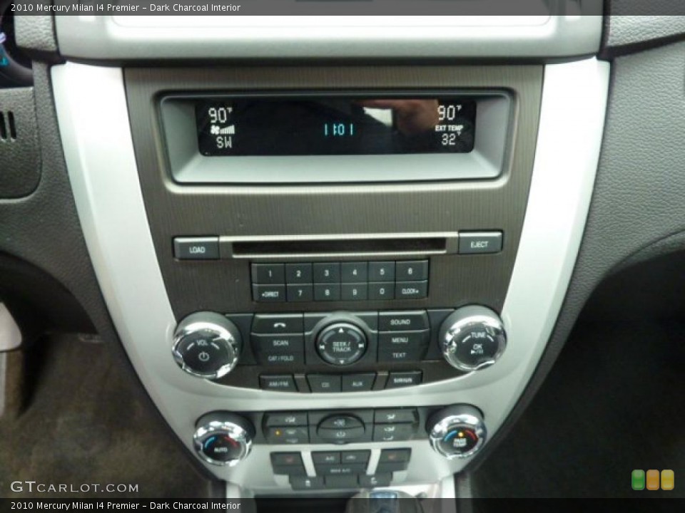 Dark Charcoal Interior Controls for the 2010 Mercury Milan I4 Premier #45972662