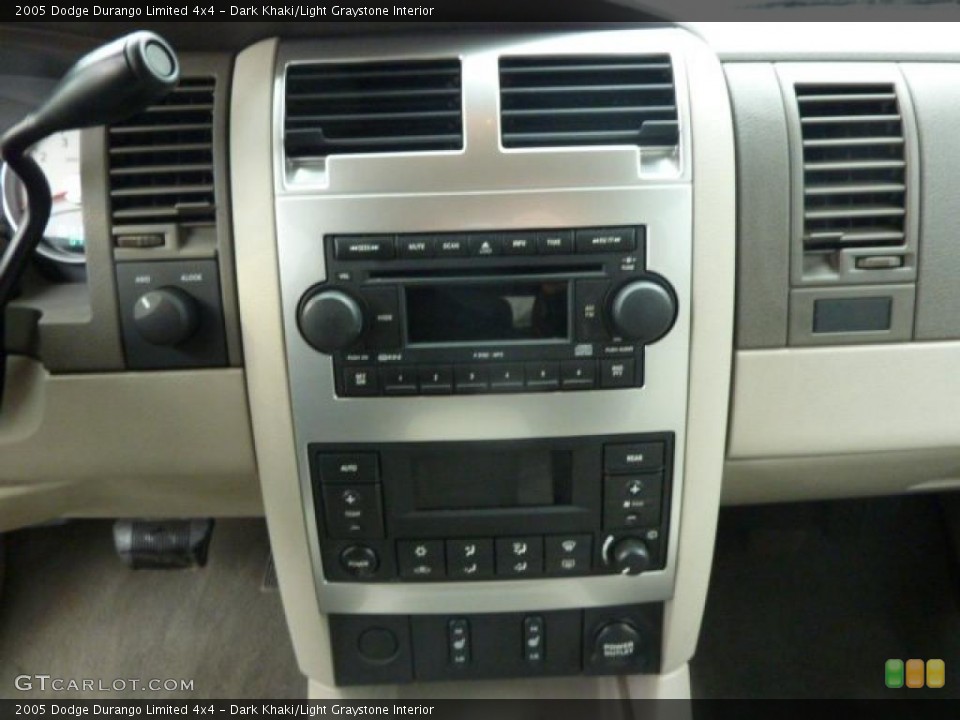 Dark Khaki/Light Graystone Interior Controls for the 2005 Dodge Durango Limited 4x4 #45973388
