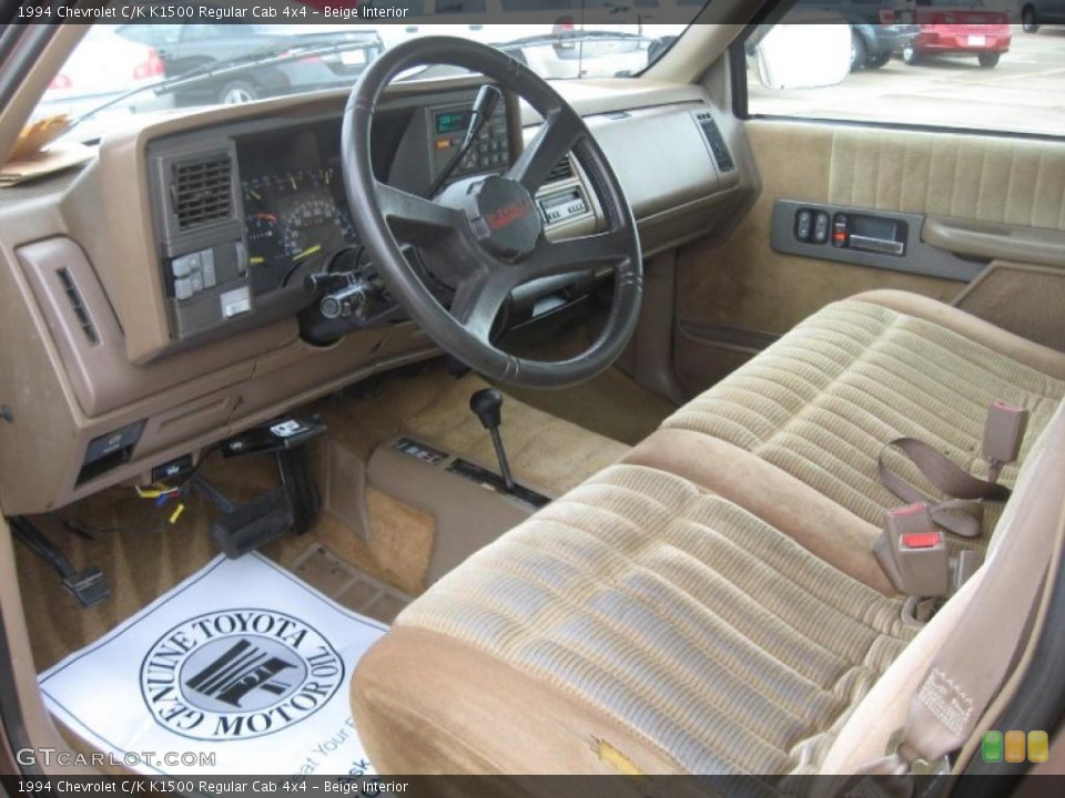 Beige Interior Prime Interior for the 1994 Chevrolet C/K K1500 Regular Cab 4x4 #45974846