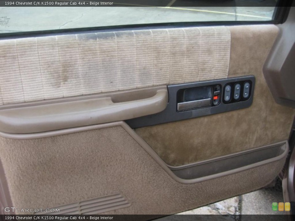 Beige Interior Door Panel for the 1994 Chevrolet C/K K1500 Regular Cab 4x4 #45974852