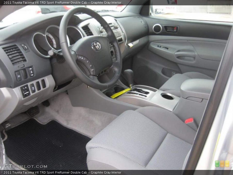 Graphite Gray Interior Photo for the 2011 Toyota Tacoma V6 TRD Sport PreRunner Double Cab #45975029