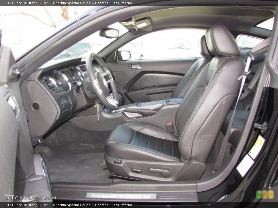 Charcoal Black Interior Photo for the 2011 Ford Mustang GT/CS California Special Coupe #45976043