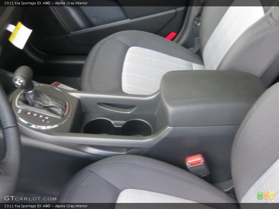 Alpine Gray Interior Photo for the 2011 Kia Sportage EX AWD #45976049