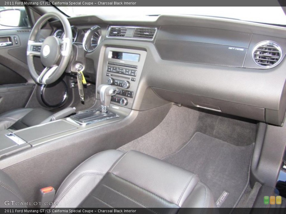 Charcoal Black Interior Dashboard for the 2011 Ford Mustang GT/CS California Special Coupe #45976190