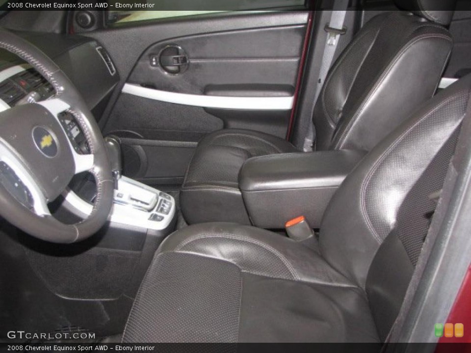 Ebony Interior Photo for the 2008 Chevrolet Equinox Sport AWD #45980759