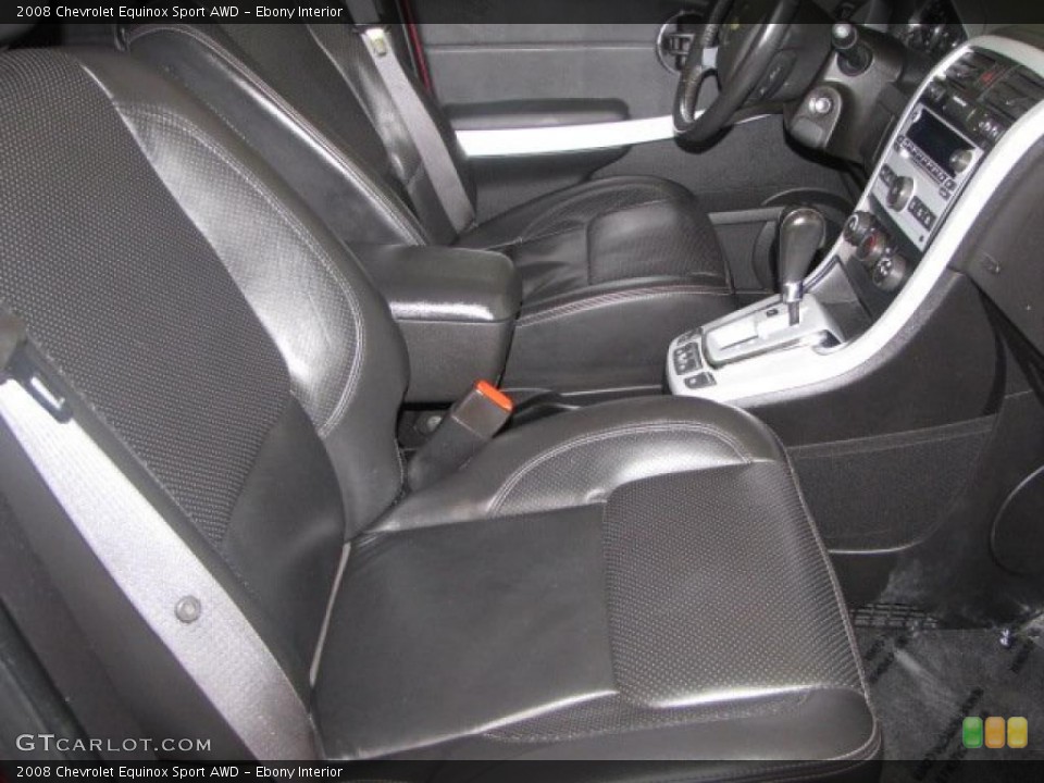 Ebony Interior Photo for the 2008 Chevrolet Equinox Sport AWD #45980774