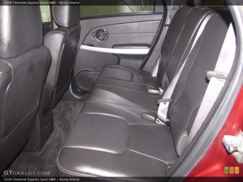 Ebony Interior Photo for the 2008 Chevrolet Equinox Sport AWD #45980801