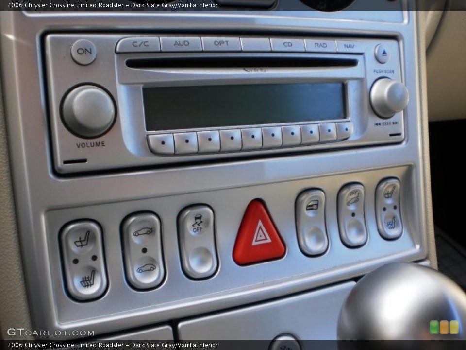 Dark Slate Gray/Vanilla Interior Controls for the 2006 Chrysler Crossfire Limited Roadster #45982856