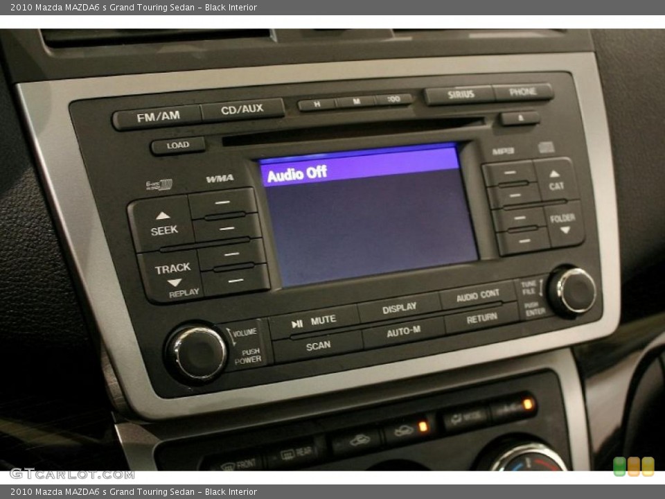 Black Interior Controls for the 2010 Mazda MAZDA6 s Grand Touring Sedan #45983567