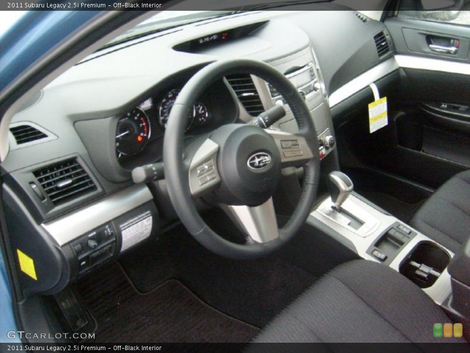 Off-Black Interior Dashboard for the 2011 Subaru Legacy 2.5i Premium #45984560