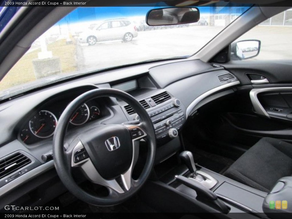 Black Interior Dashboard for the 2009 Honda Accord EX Coupe #45985523