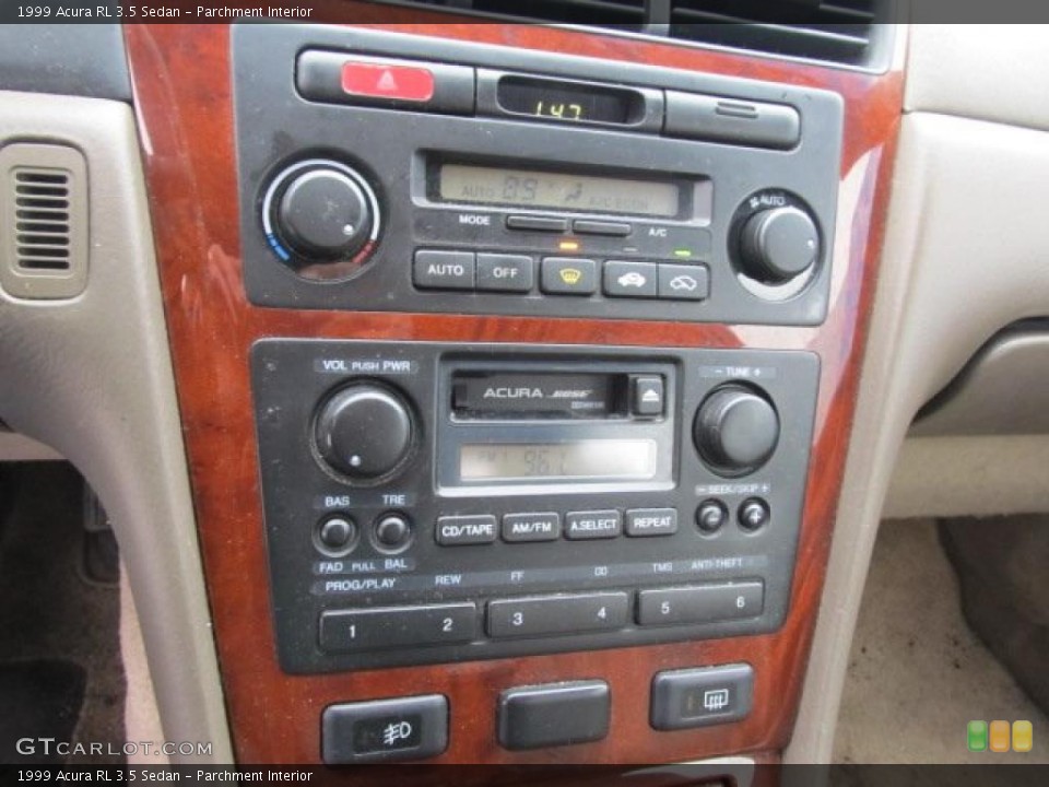 Parchment Interior Controls for the 1999 Acura RL 3.5 Sedan #45985826