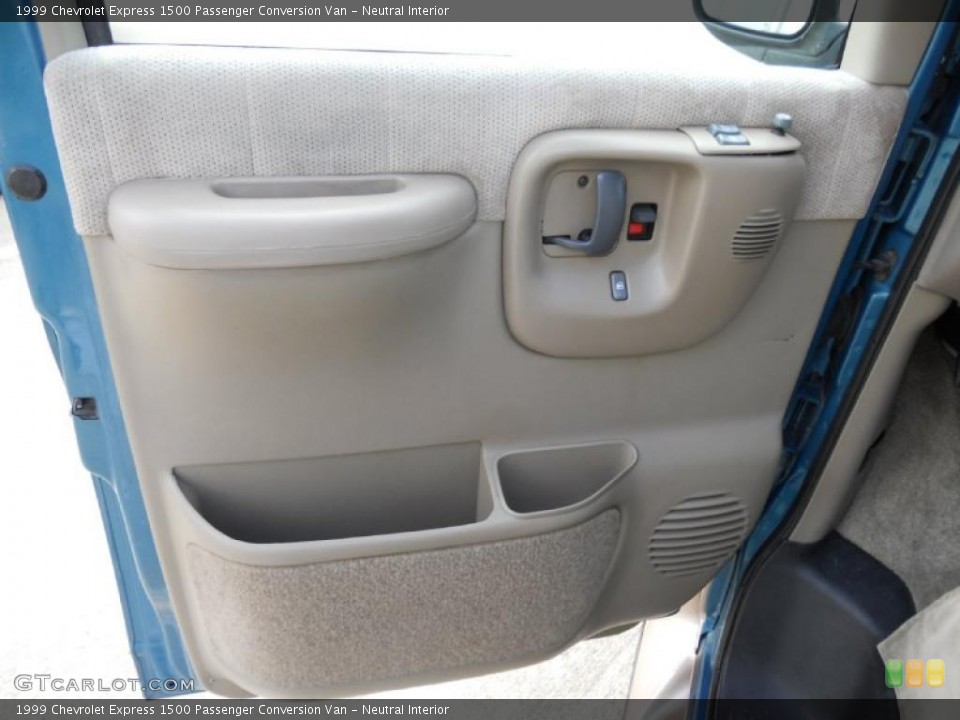 Neutral Interior Door Panel for the 1999 Chevrolet Express 1500 Passenger Conversion Van #45997592