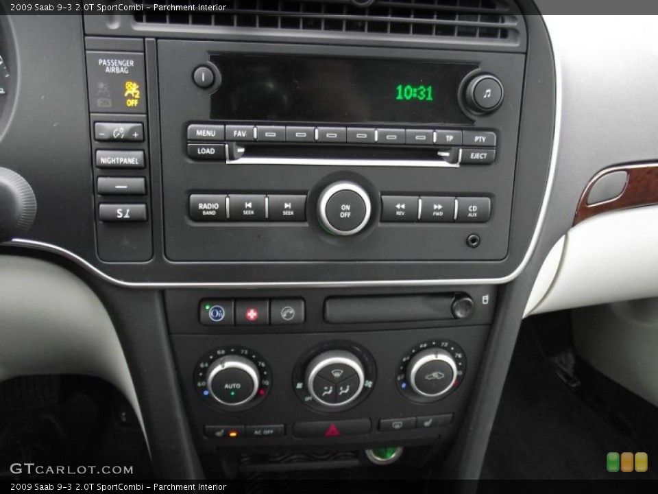 Parchment Interior Controls for the 2009 Saab 9-3 2.0T SportCombi #45997598