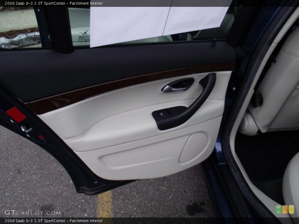 Parchment Interior Door Panel for the 2009 Saab 9-3 2.0T SportCombi #45997646