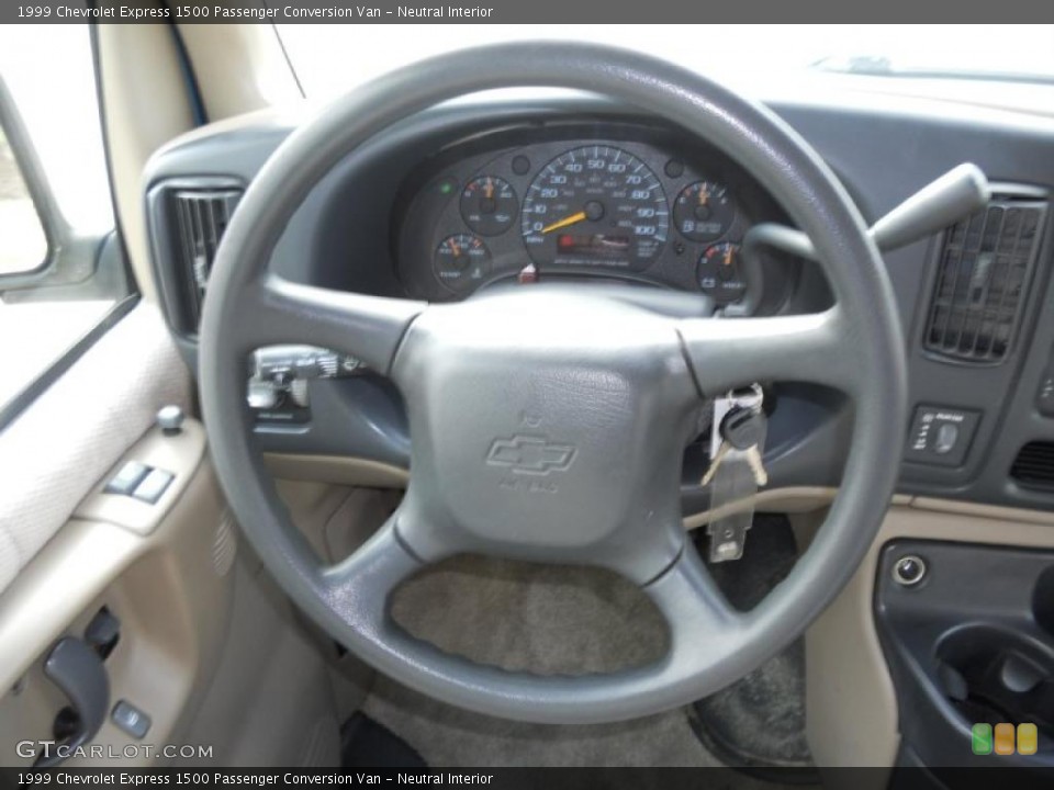 Neutral Interior Steering Wheel for the 1999 Chevrolet Express 1500 Passenger Conversion Van #45997718