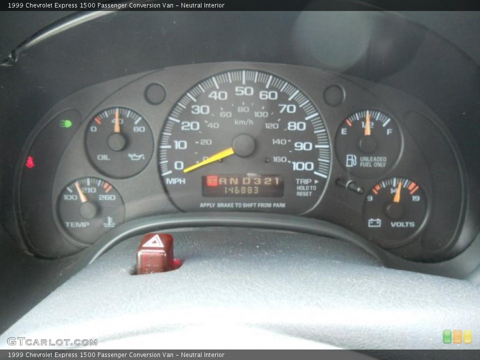 Neutral Interior Gauges for the 1999 Chevrolet Express 1500 Passenger Conversion Van #45997754