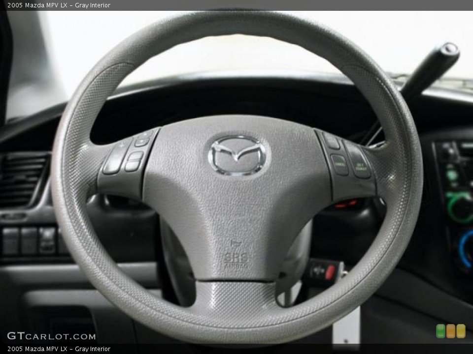 Gray Interior Steering Wheel for the 2005 Mazda MPV LX #46000184