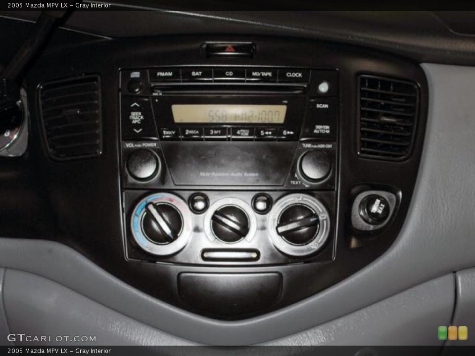 Gray Interior Controls for the 2005 Mazda MPV LX #46000196