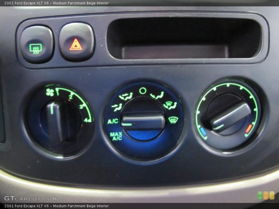 Medium Parchment Beige Interior Controls for the 2001 Ford Escape XLT V6 #46000733