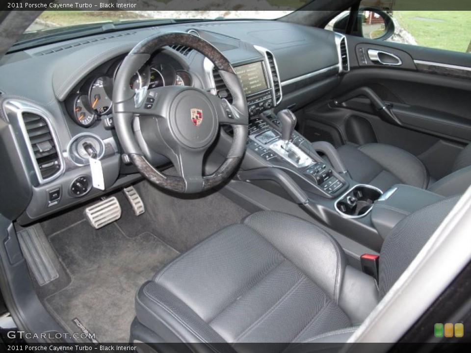 Black Interior Prime Interior for the 2011 Porsche Cayenne Turbo #46004398