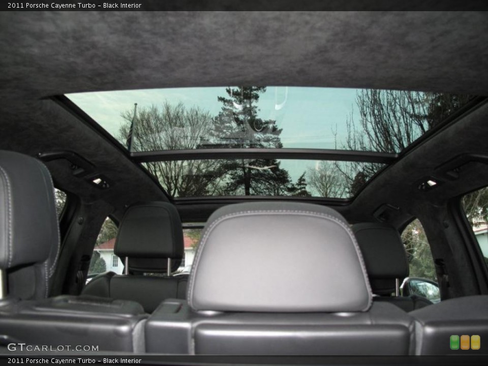 Black Interior Sunroof for the 2011 Porsche Cayenne Turbo #46004473