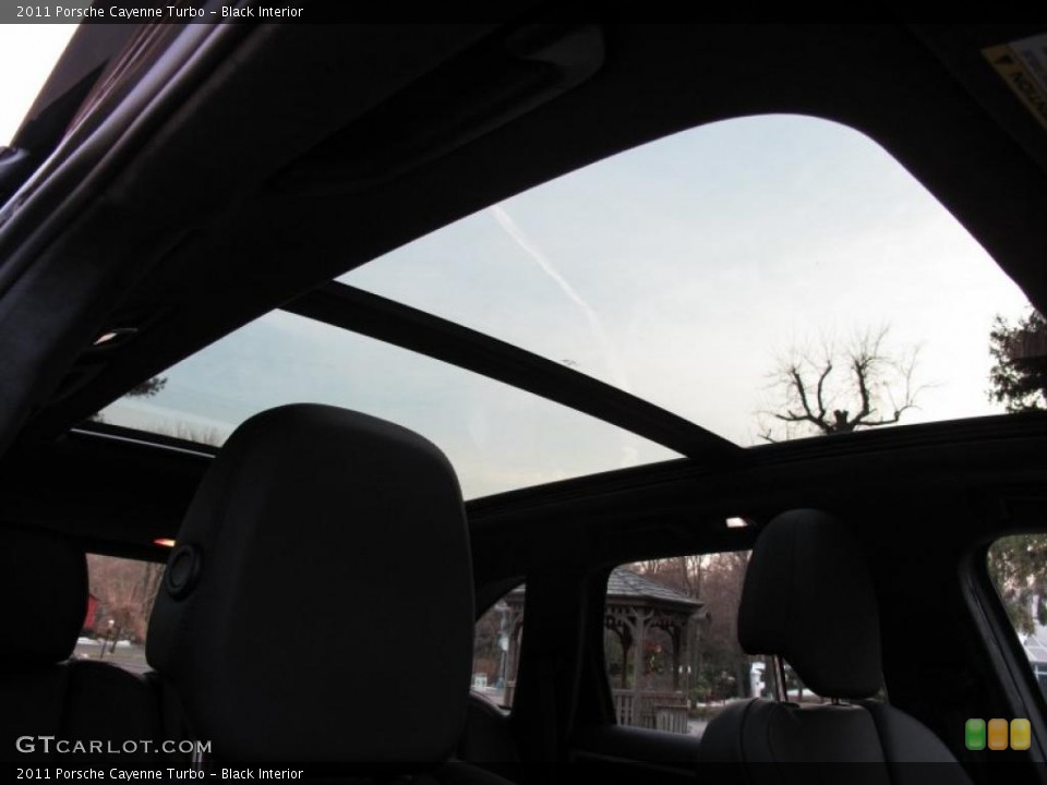 Black Interior Sunroof for the 2011 Porsche Cayenne Turbo #46004476