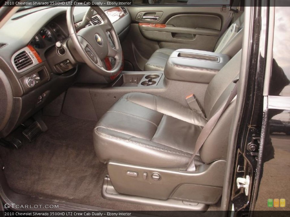 Ebony Interior Photo for the 2010 Chevrolet Silverado 3500HD LTZ Crew Cab Dually #46005763