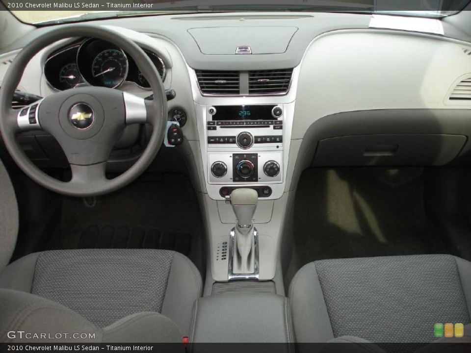 Titanium Interior Dashboard for the 2010 Chevrolet Malibu LS Sedan #46006169
