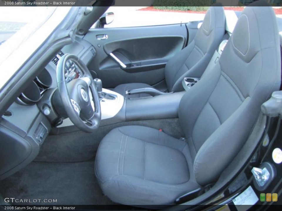 Black Interior Photo for the 2008 Saturn Sky Roadster #46006928