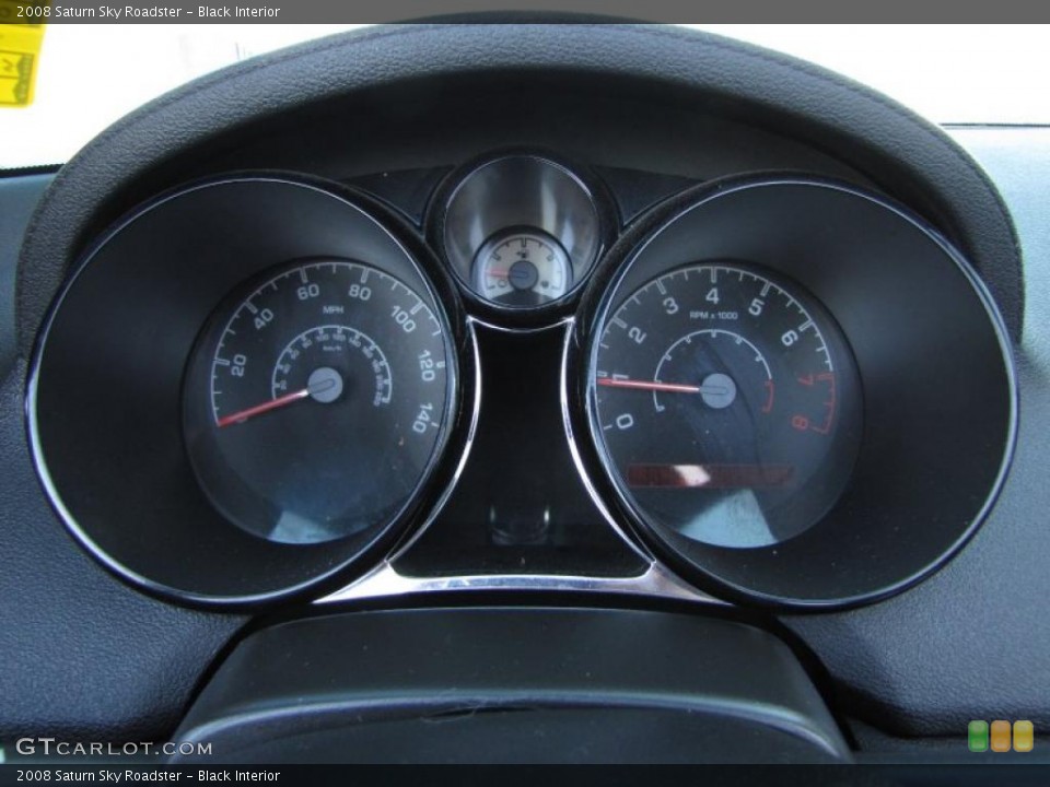 Black Interior Gauges for the 2008 Saturn Sky Roadster #46007015