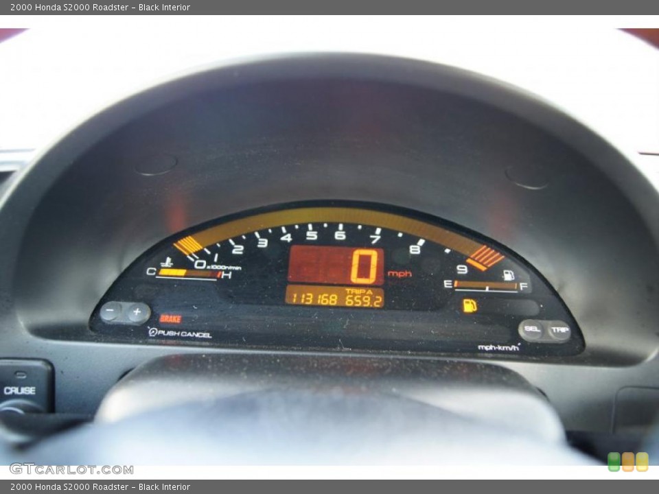 Black Interior Gauges for the 2000 Honda S2000 Roadster #46007609
