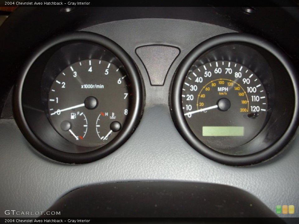 Gray Interior Gauges for the 2004 Chevrolet Aveo Hatchback #46008185