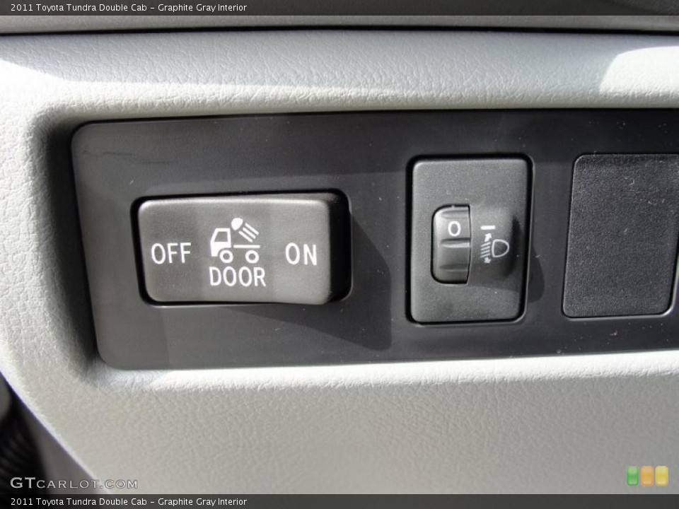Graphite Gray Interior Controls for the 2011 Toyota Tundra Double Cab #46009388