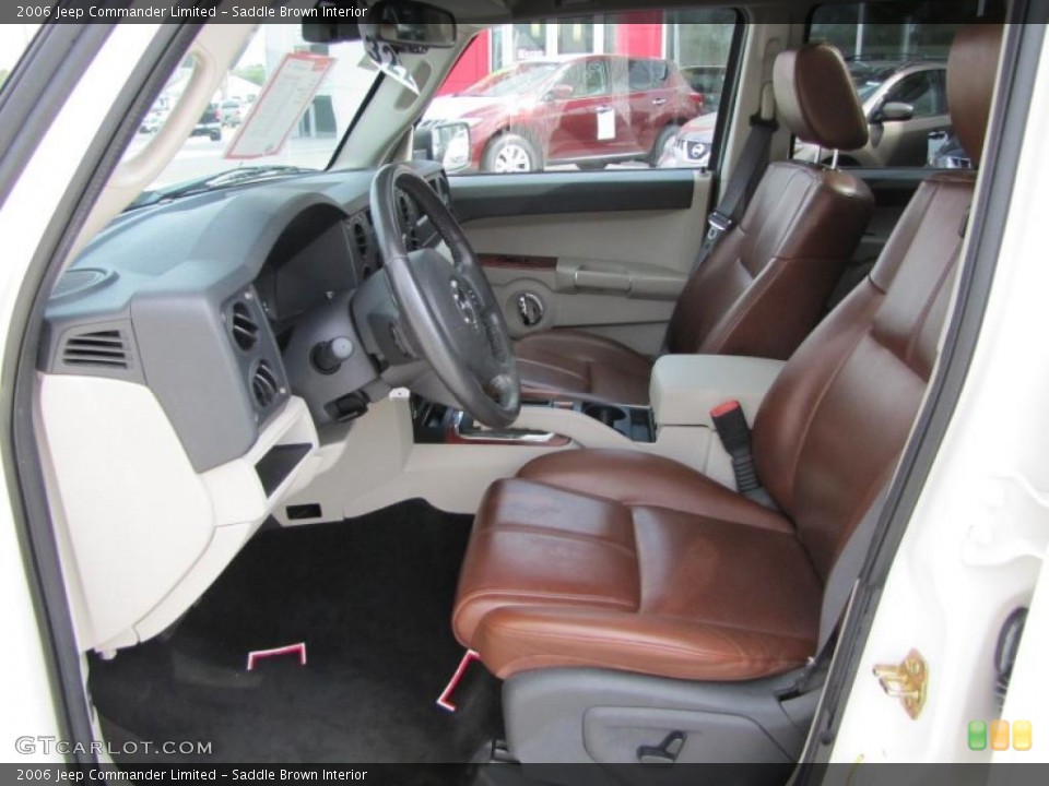 Saddle Brown Interior Photo for the 2006 Jeep Commander Limited #46009844
