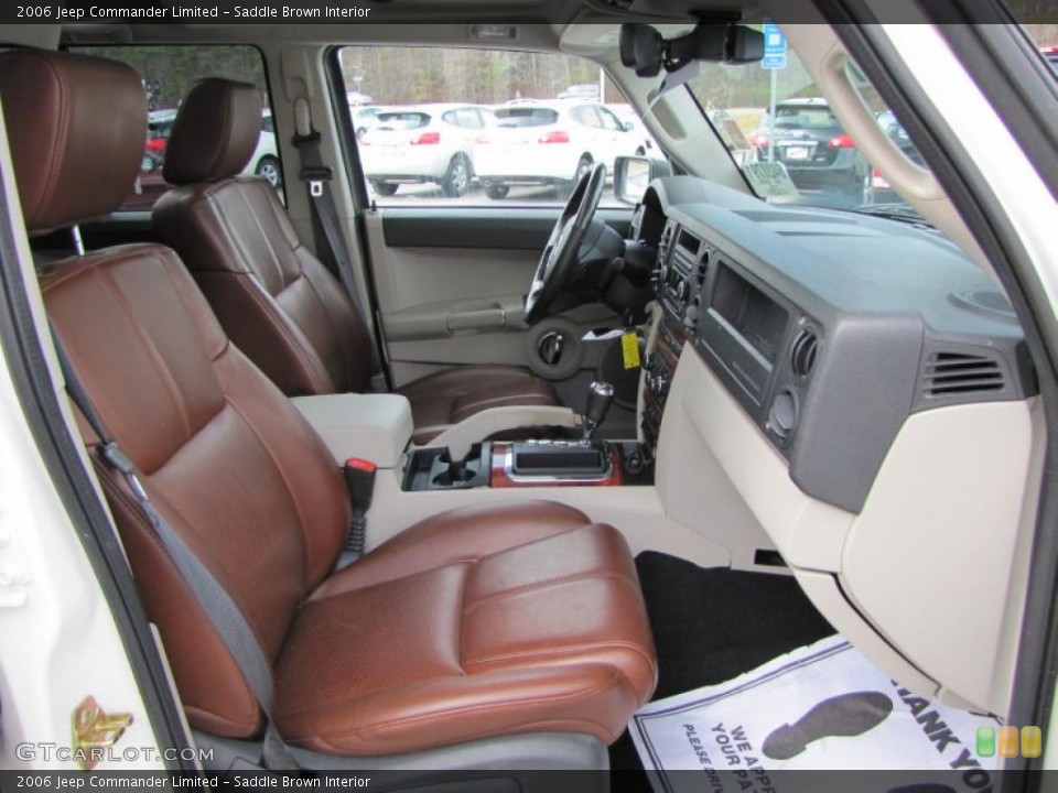 Saddle Brown Interior Photo for the 2006 Jeep Commander Limited #46009871