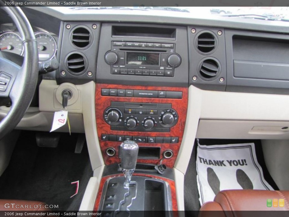 Saddle Brown Interior Dashboard for the 2006 Jeep Commander Limited #46009874