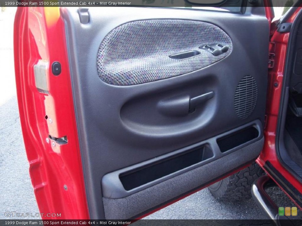 Mist Gray Interior Door Panel for the 1999 Dodge Ram 1500 Sport Extended Cab 4x4 #46010291