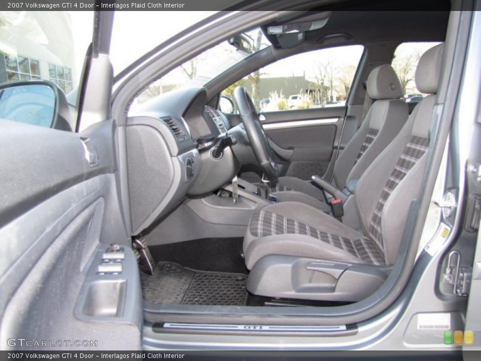 Interlagos Plaid Cloth Interior Photo for the 2007 Volkswagen GTI 4 Door #46011604