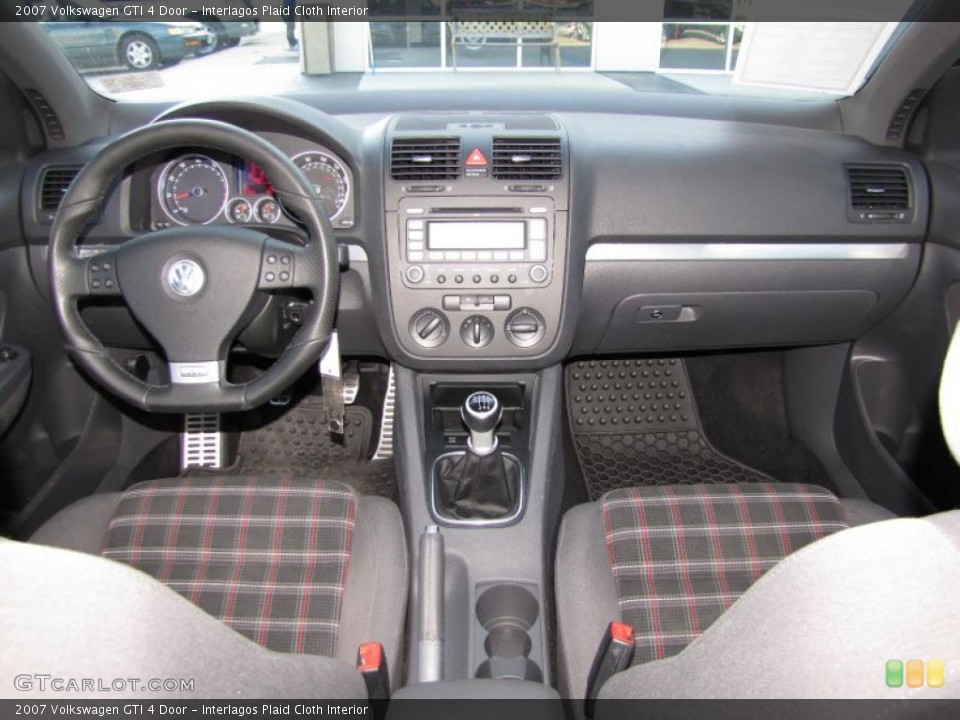 Interlagos Plaid Cloth Interior Dashboard for the 2007 Volkswagen GTI 4 Door #46011679