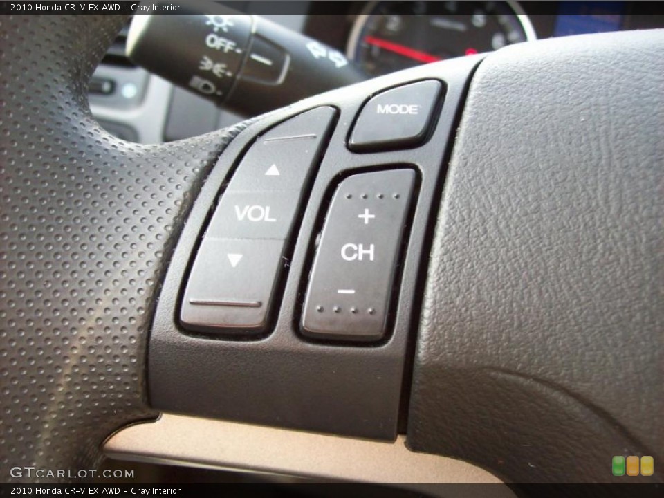 Gray Interior Controls for the 2010 Honda CR-V EX AWD #46015570