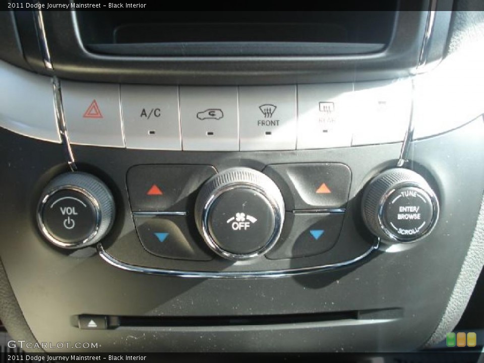 Black Interior Controls for the 2011 Dodge Journey Mainstreet #46017469