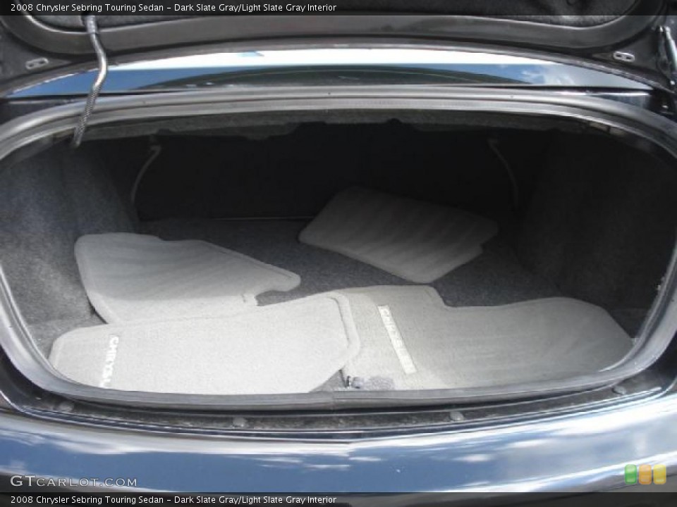 Dark Slate Gray/Light Slate Gray Interior Trunk for the 2008 Chrysler Sebring Touring Sedan #46018636