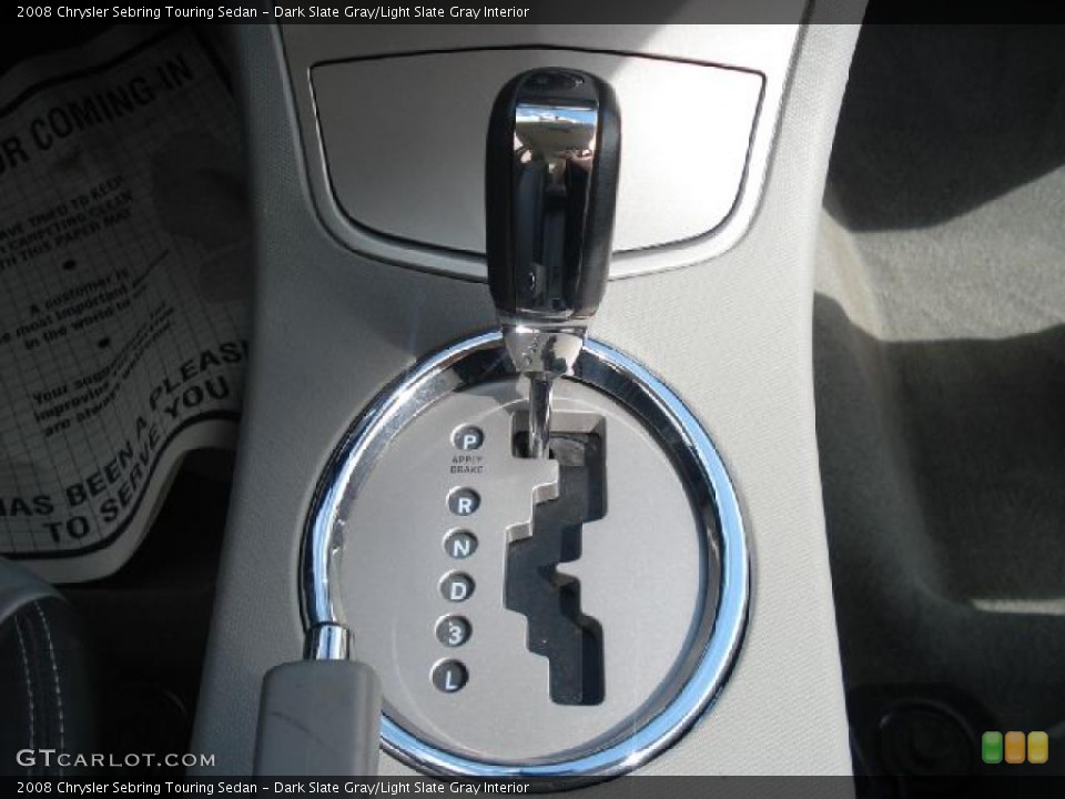 Dark Slate Gray/Light Slate Gray Interior Transmission for the 2008 Chrysler Sebring Touring Sedan #46018795