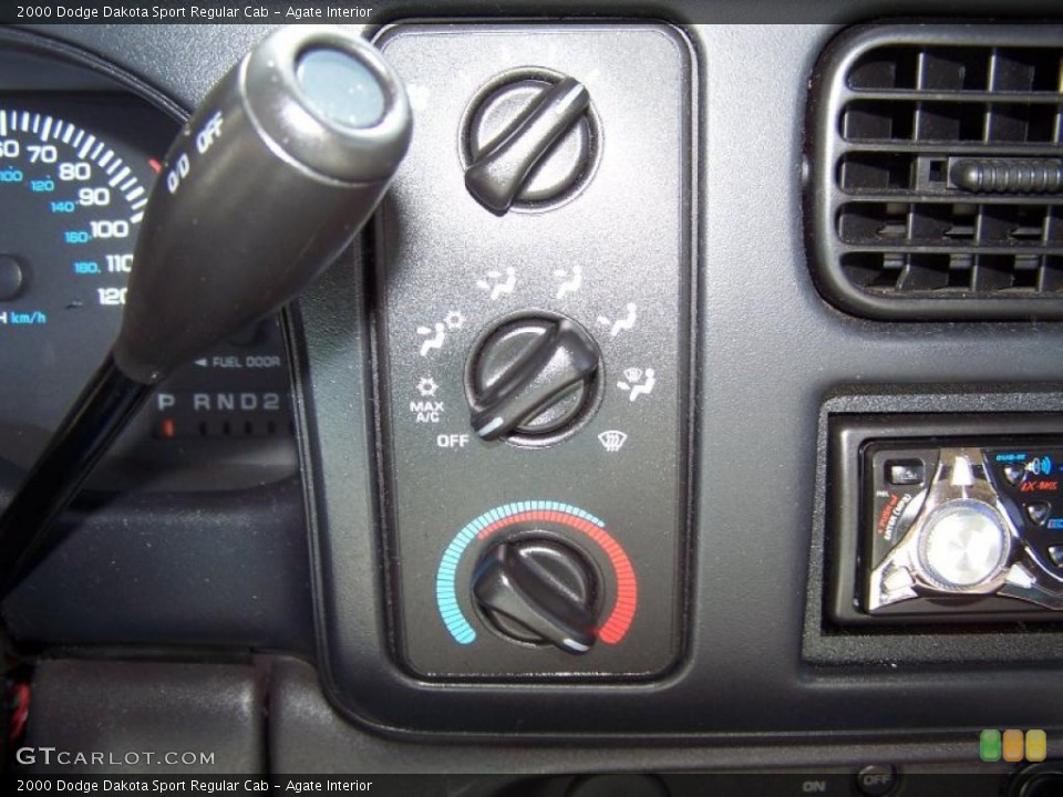 Agate Interior Controls for the 2000 Dodge Dakota Sport Regular Cab #46019620