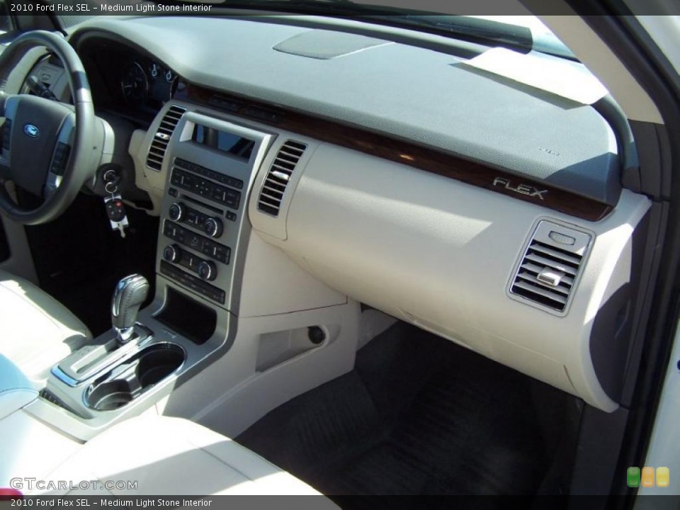 Medium Light Stone Interior Dashboard for the 2010 Ford Flex SEL #46019896