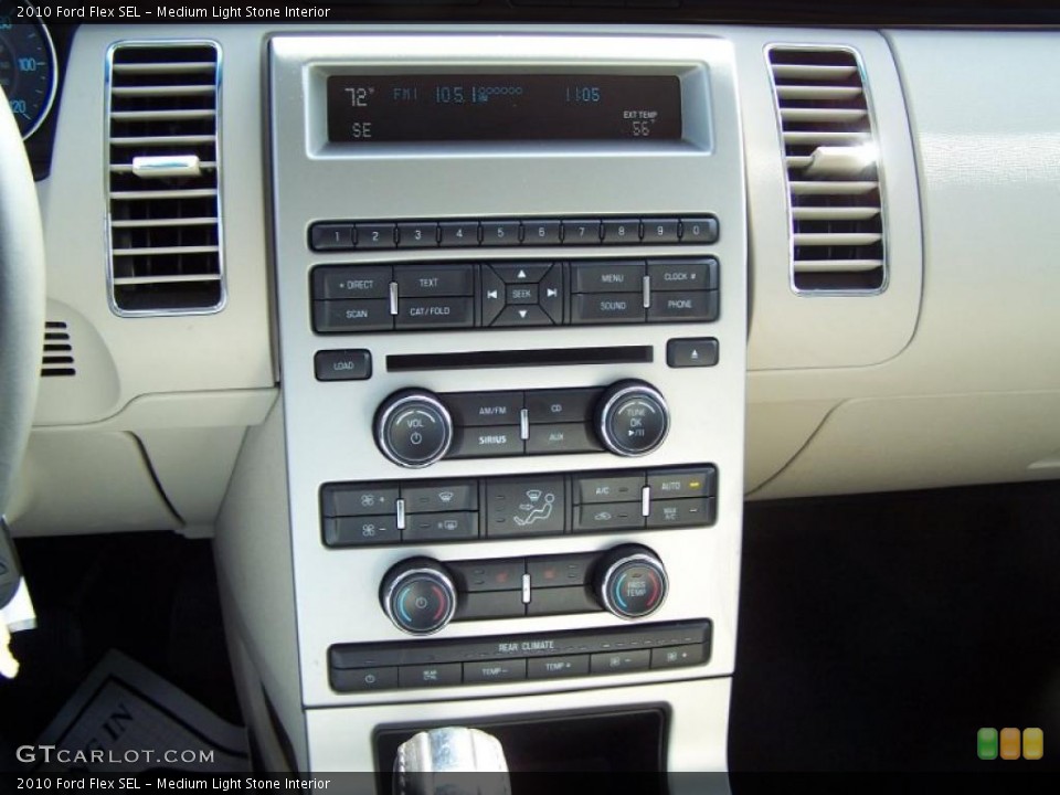 Medium Light Stone Interior Controls for the 2010 Ford Flex SEL #46019944